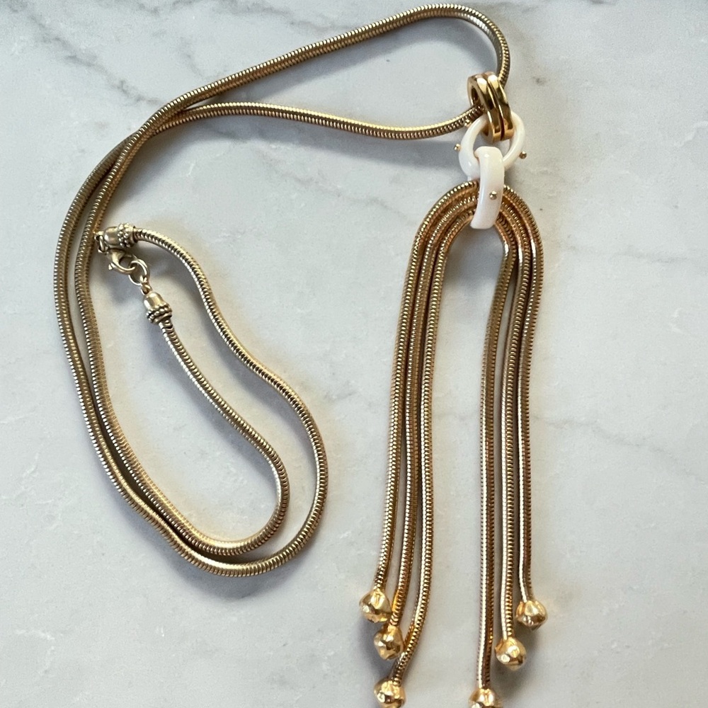 French 🇫 Designed Saint-Tropez GAS BIJOUX Mamba Chandelier Chain Drop Necklace - Picture 4 of 6
